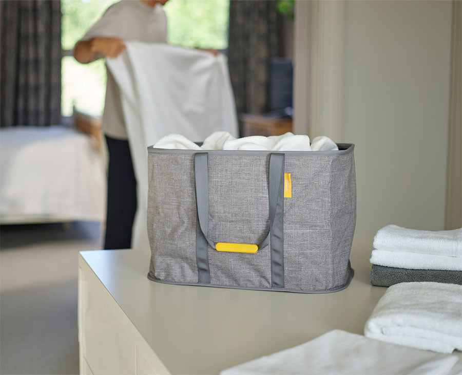 joseph-joseph-hold-all-max-grey-collapsible-55l-laundry-basket image 2