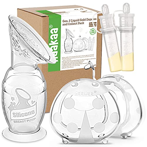 haakaa-manual-breast-pump-with-ladybug-collector-colostrum-collector-set-100ml-4 image 8