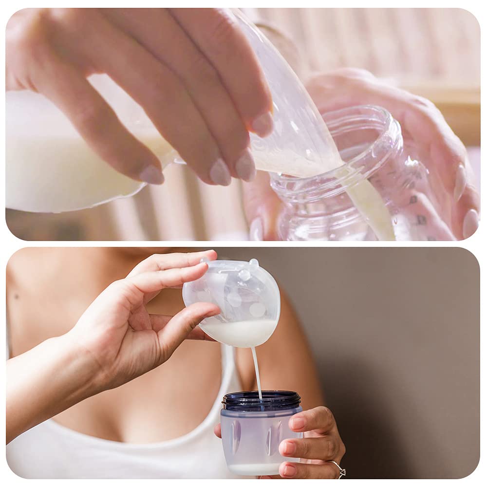 haakaa-100ml-manual-breast-pump-with-white-stopper-and-75ml-ladybug-collector-co image 5