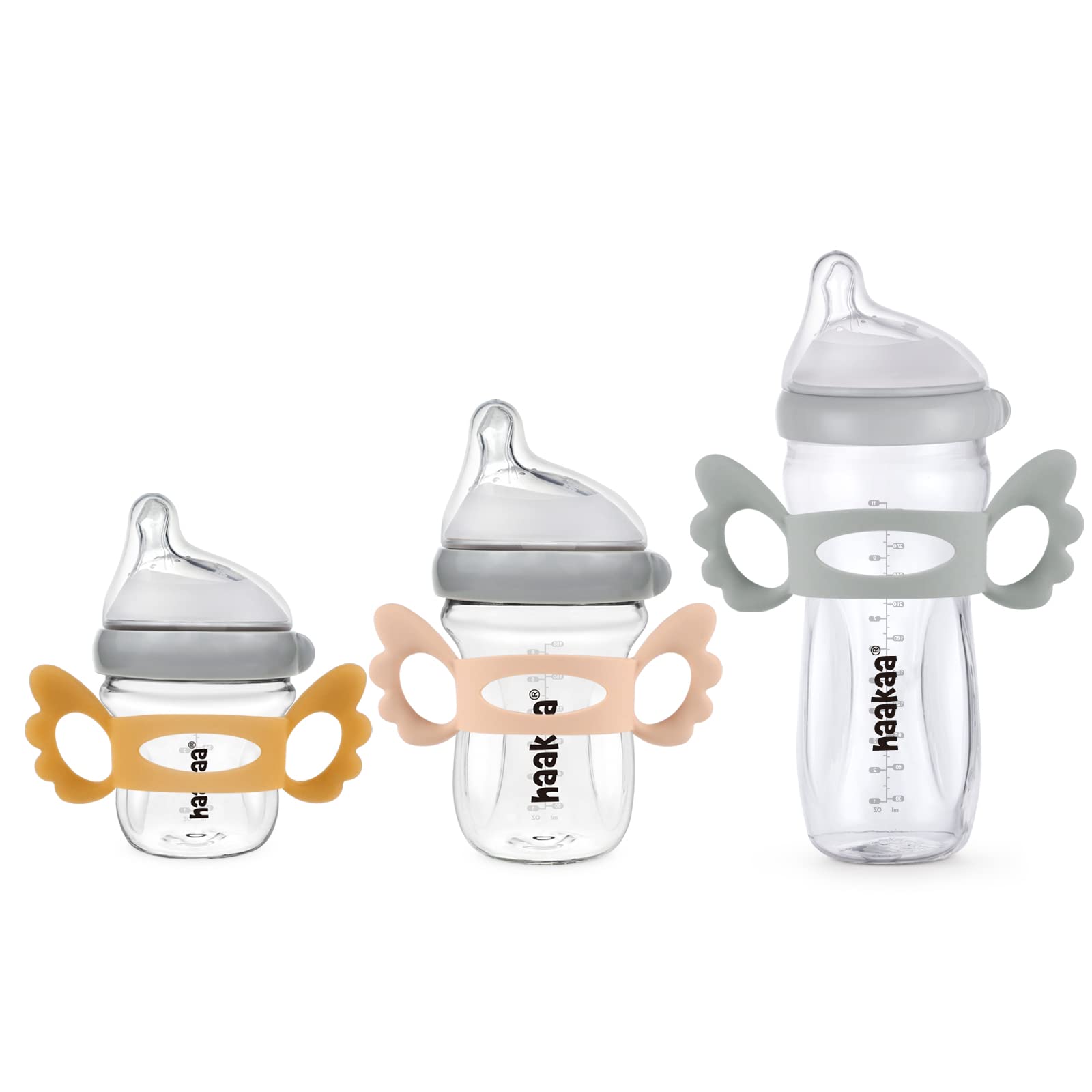 haakaa-gen-3-glass-bottle-handle-silicone-baby-bottle-grip-for-wide-neck-bottles image 7