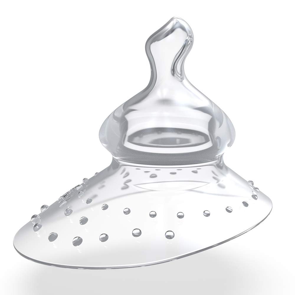haakaa-extra-soft-silicone-nipple-shields-for-breastfeeding-1-pack image 1