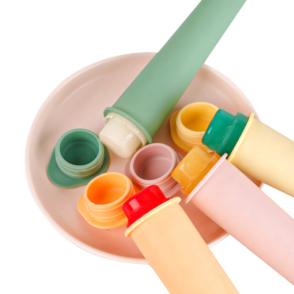haakaa-silicone-popsicle-molds-for-kids-homemade-ice-pop-molds-4-pieces image 1