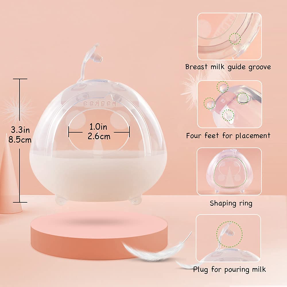haakaa-150ml-manual-breast-pump-with-flower-stopper-and-75ml-ladybug-milk-collec image 6