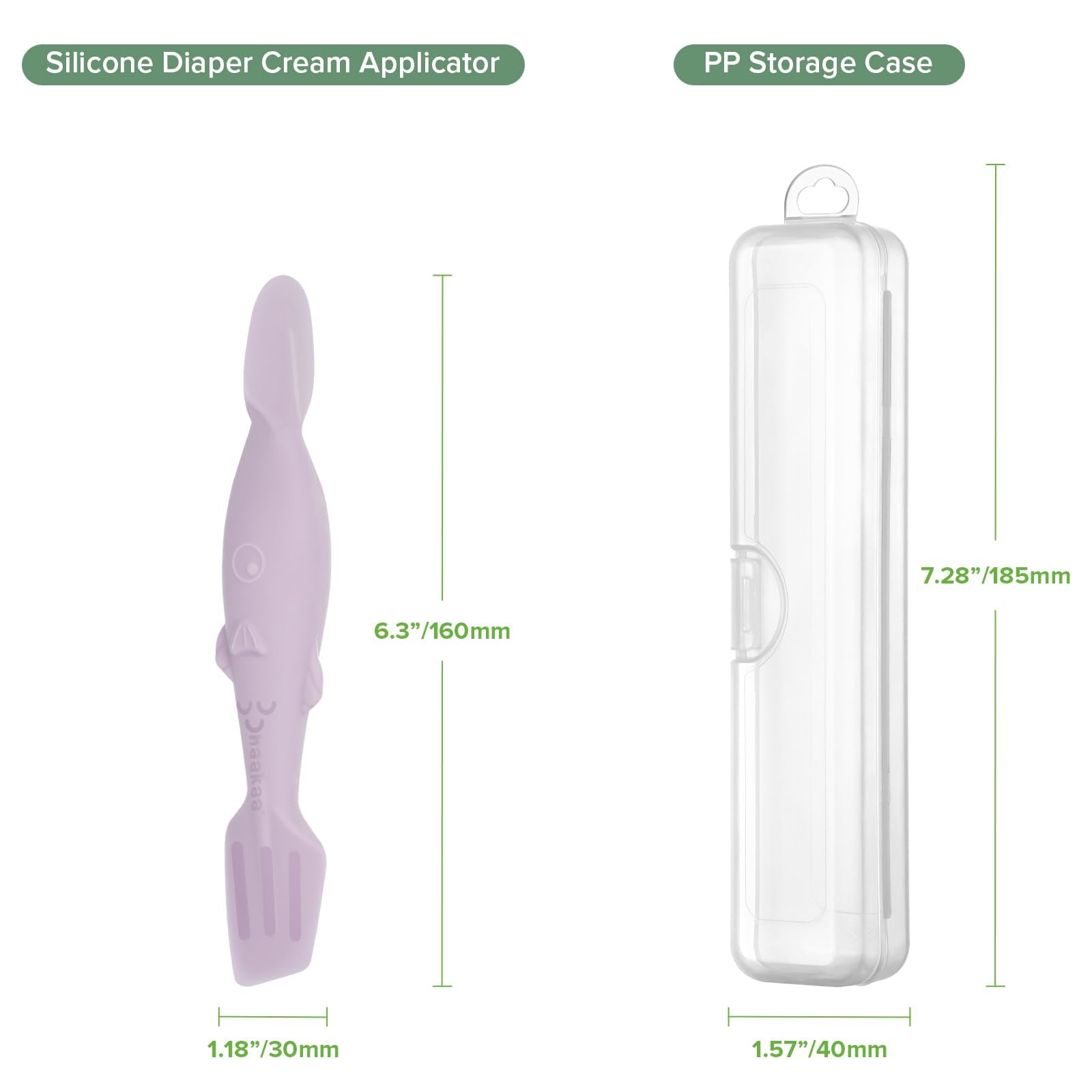 haakaa-nomess-dual-ended-silicone-diaper-cream-spatula-with-hygienic-case image 8