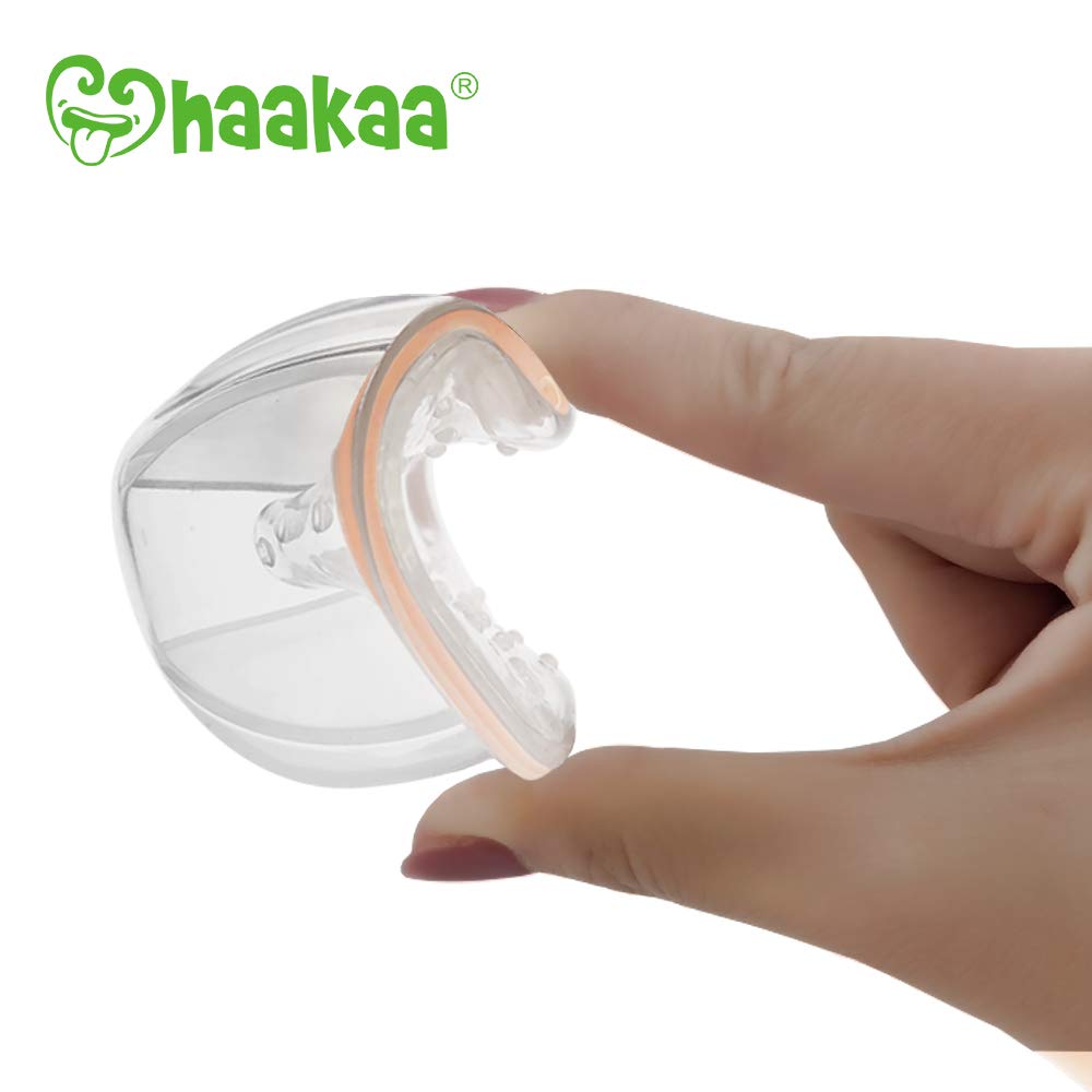 haakaa-manual-breast-pump-with-breast-shells-4oz-100ml-pump-25ml-milk-saver-set image 5