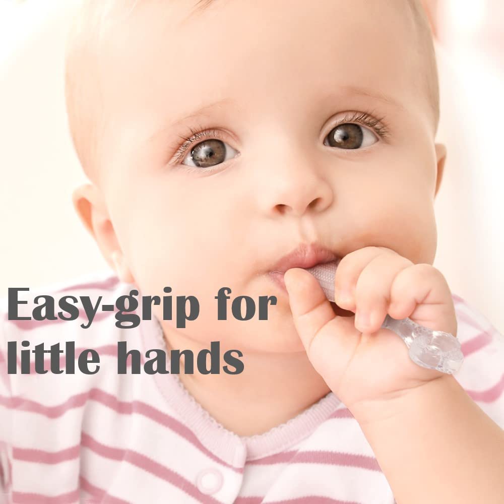 haakaa-contoured-silicone-toothbrush-for-baby-toddler-6m image 5