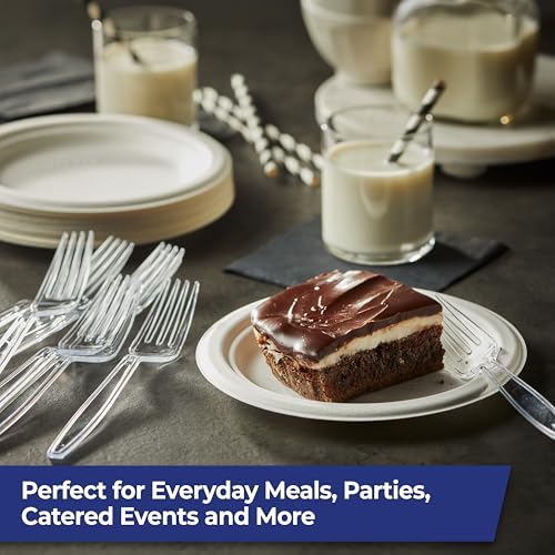 hefty-heavy-duty-plastic-forks-300-count-bulk-clear-disposable-forks image 8