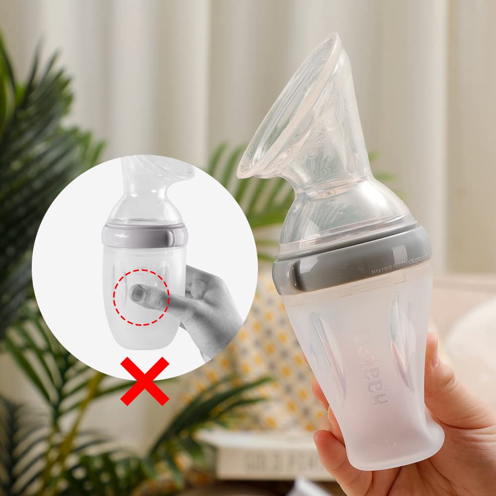 haakaa-gen-3-silicone-breast-pump-8oz-250ml-with-baby-bottle-teat-flower-stopper image 7