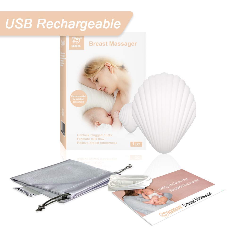 haakaa-breast-massager-usb-rechargeable-waterproof-silicone-lactation-massager-f image 3