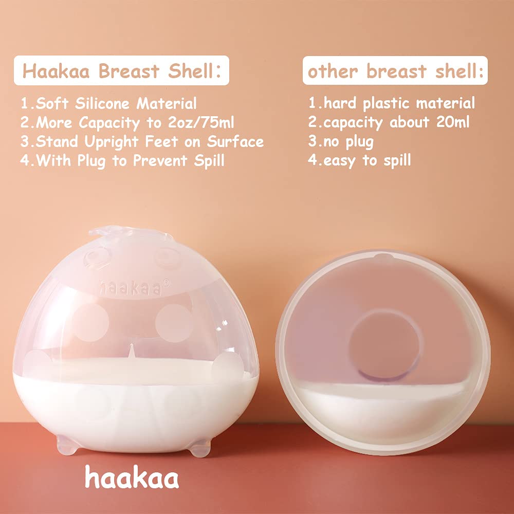 haakaa-100ml-manual-breast-pump-with-white-stopper-and-75ml-ladybug-collector-co image 6