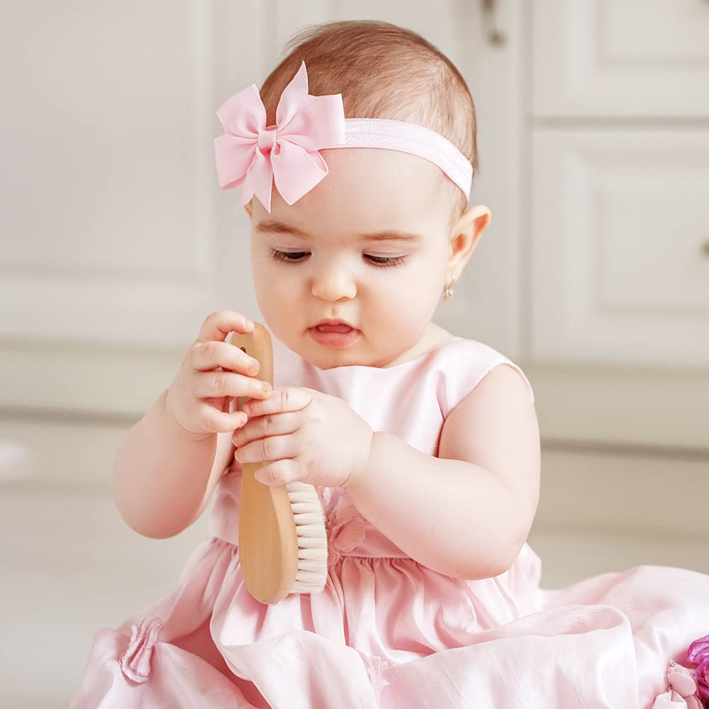 haakaa-baby-hair-brush-and-comb-set-for-newborns-toddlers-2-pack image 5
