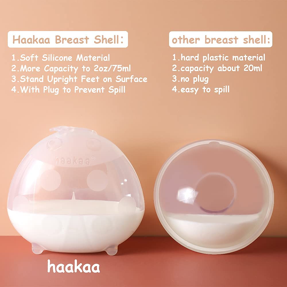 haakaa-150ml-manual-breast-pump-with-flower-stopper-and-75ml-ladybug-milk-collec image 7