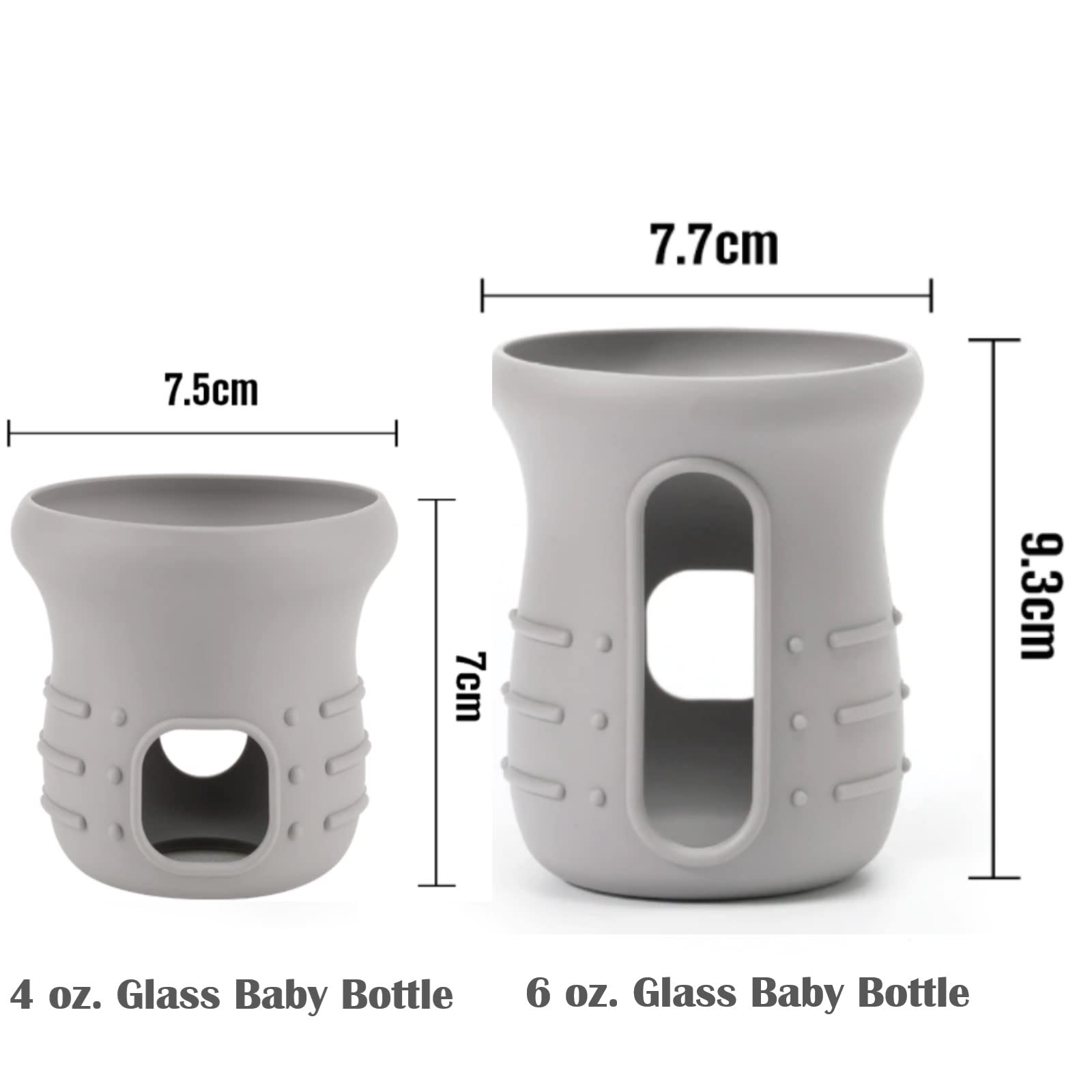 haakaa-glass-baby-bottle-sleeve-non-slip-silicone-cover-for-wide-neck-bottles-6o image 6