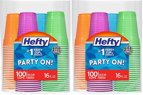 hefty-party-on-disposable-plastic-cups-16-oz-assorted-colors-100-count-2-packs-o image 8