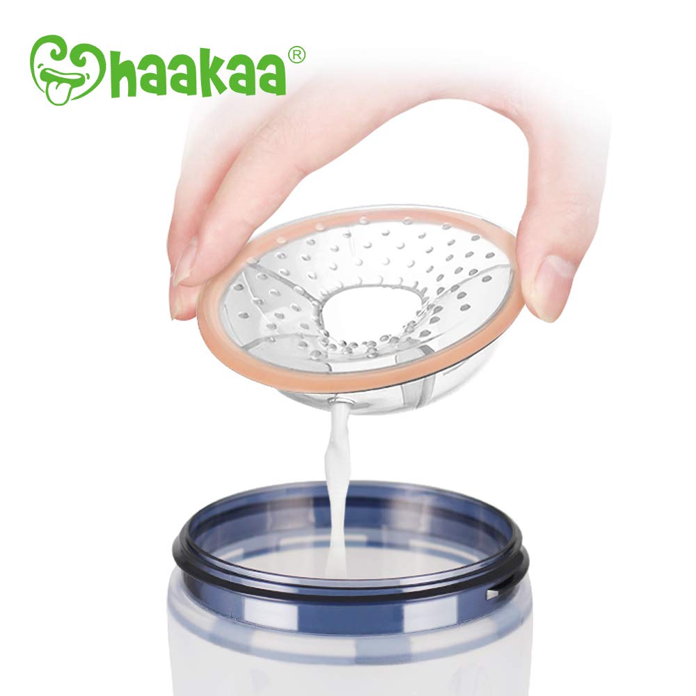 haakaa-manual-breast-pump-with-breast-shells-4oz-100ml-pump-25ml-milk-saver-set image 8