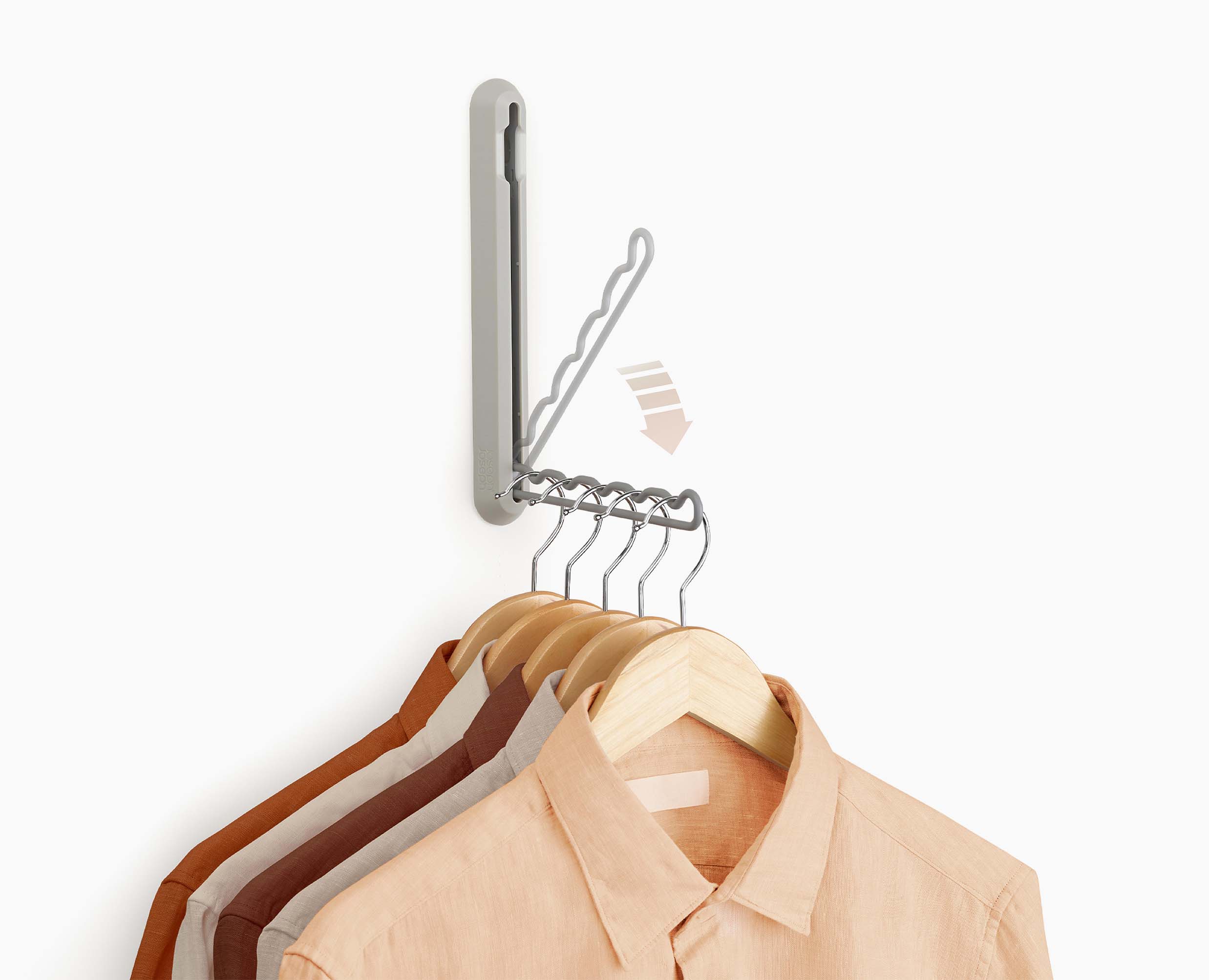 joseph-joseph-orderly-ecru-retractable-hanging-rail image 6