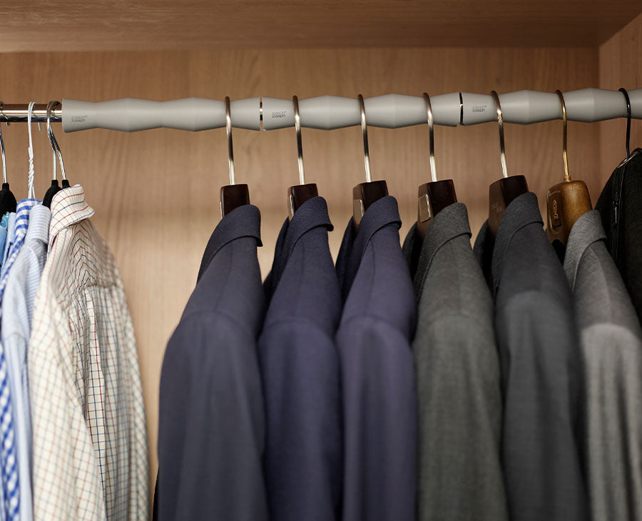 joseph-joseph-orderly-set-of-2-grey-large-clothes-rail-spacers image 2