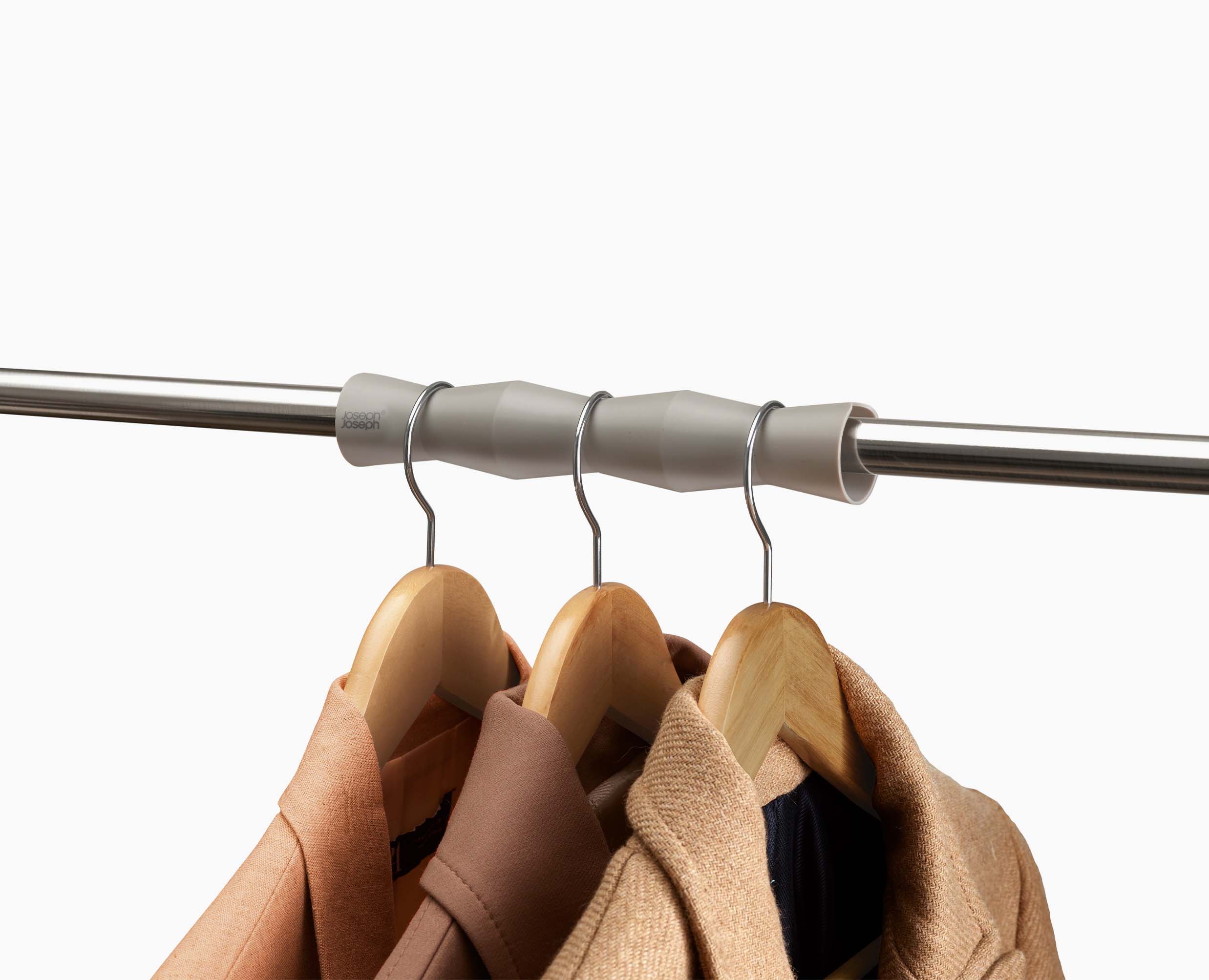 joseph-joseph-orderly-set-of-2-grey-large-clothes-rail-spacers image 4
