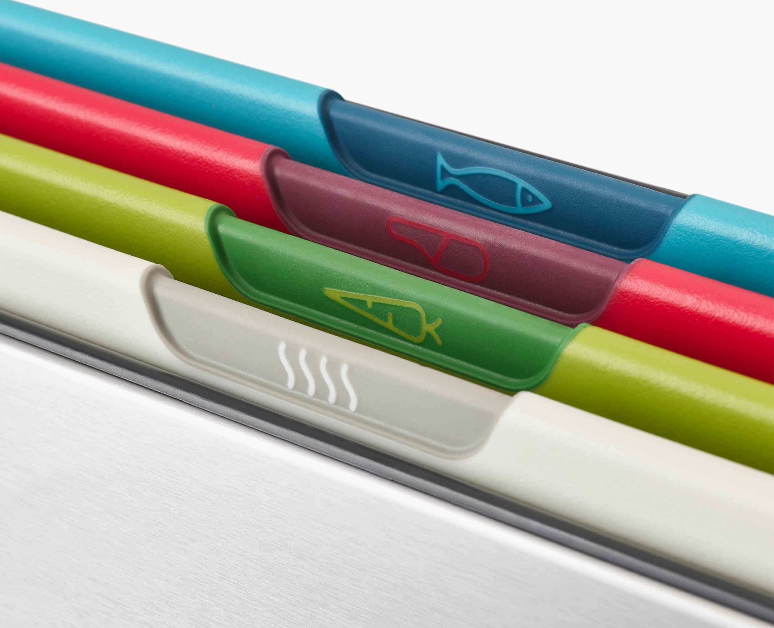 joseph-joseph-folio-icon-steel-4-piece-multicolour-chopping-board-set image 4