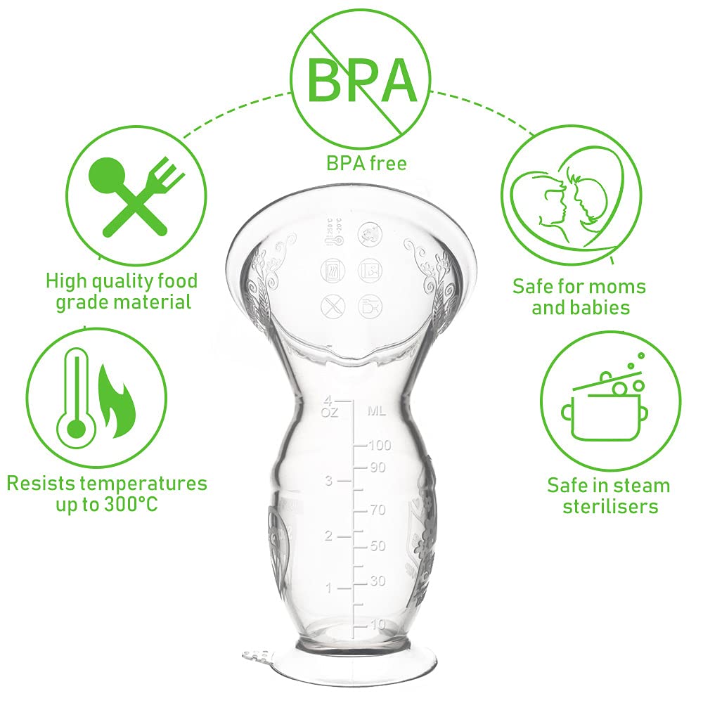 haakaa-100ml-manual-breast-pump-with-white-stopper-and-75ml-ladybug-collector-co image 3