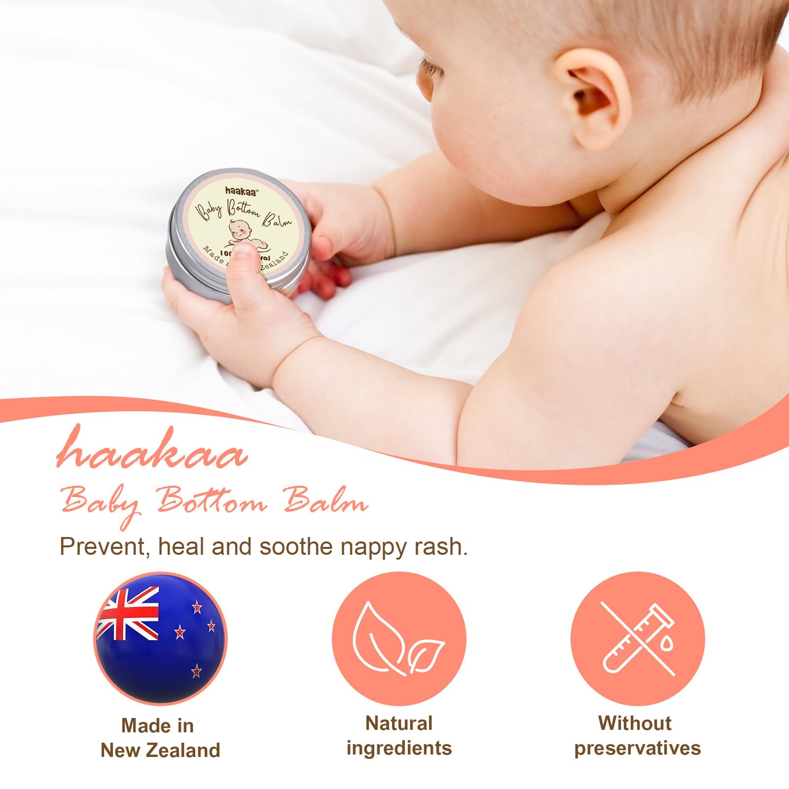 haakaa-baby-diaper-rash-cream-natural-zinc-oxide-lavender-made-in-new-zealand-1- image 2