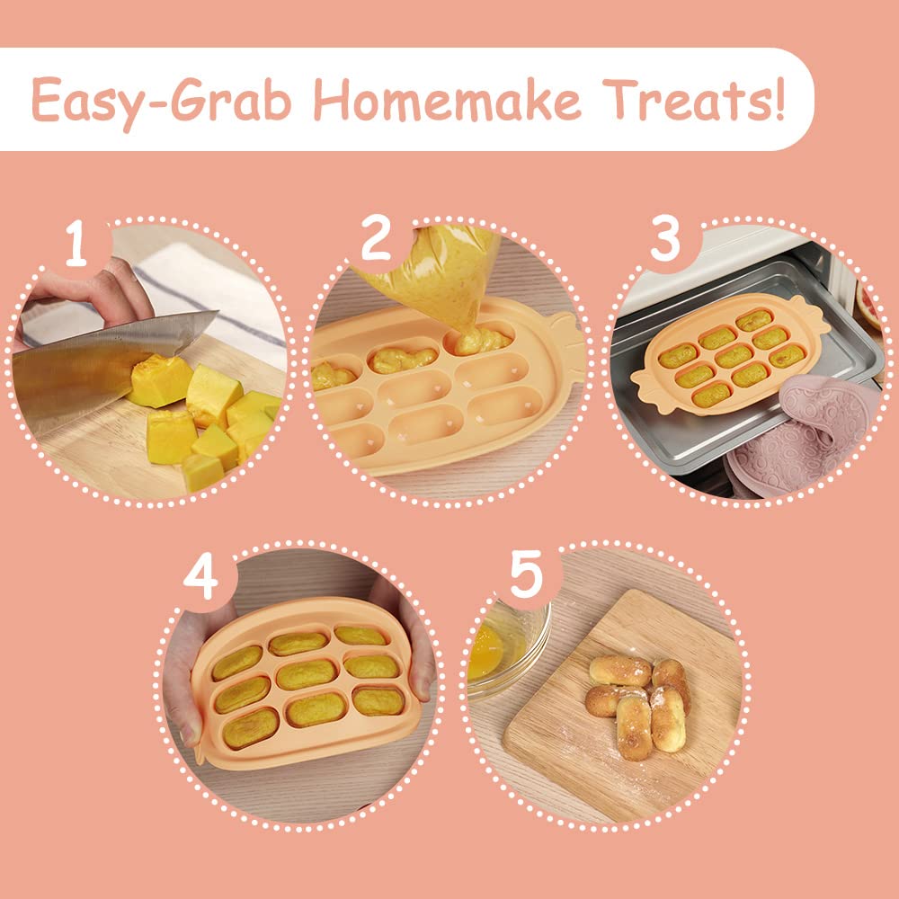haakaa-baby-food-freezer-tray-with-lid-perfect-sized-silicone-containers-for-hom image 4