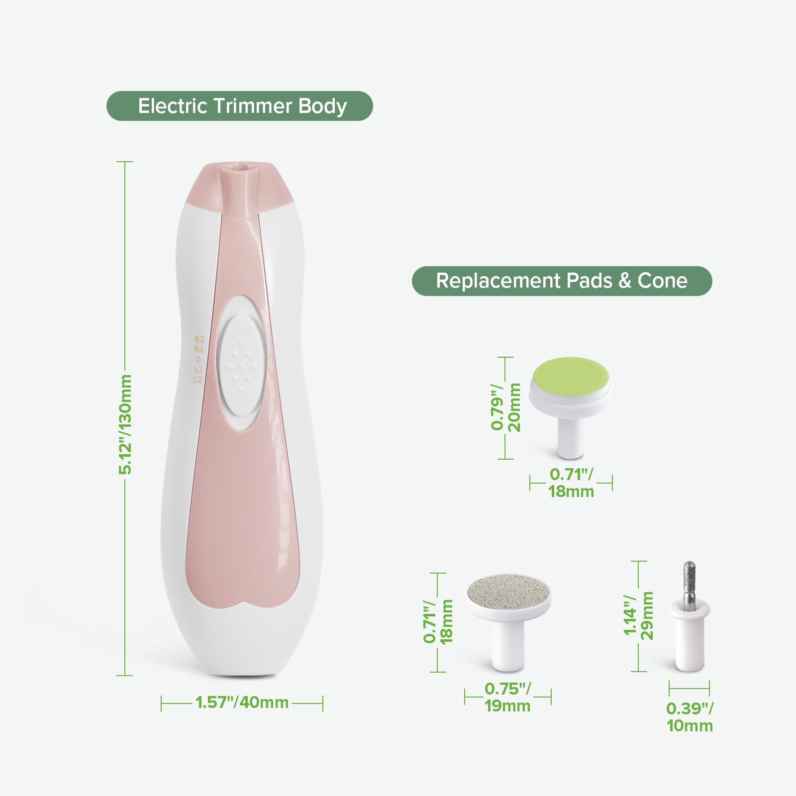 haakaa-electric-baby-nail-trimmer-kit-with-led-light-4-replacement-pads-2-adult- image 8