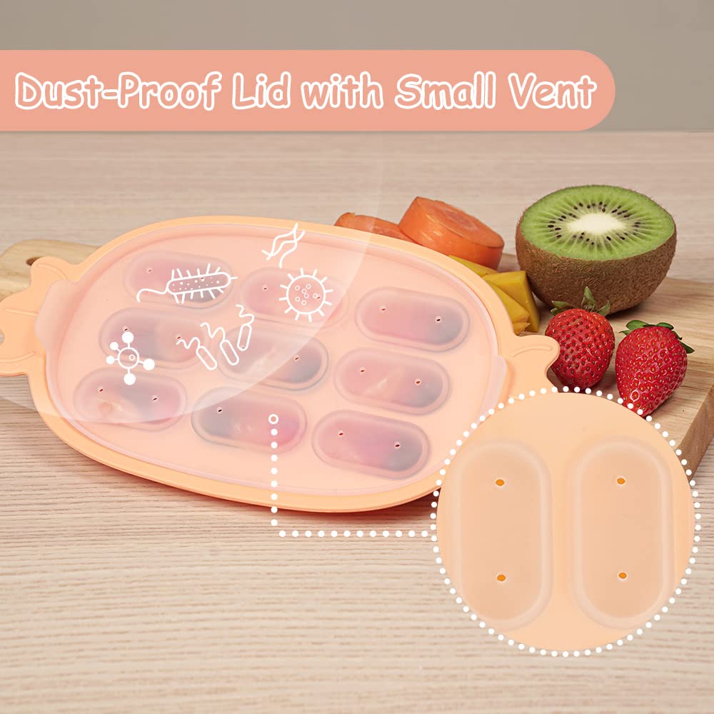 haakaa-baby-food-freezer-tray-with-lid-perfect-sized-silicone-containers-for-hom image 5