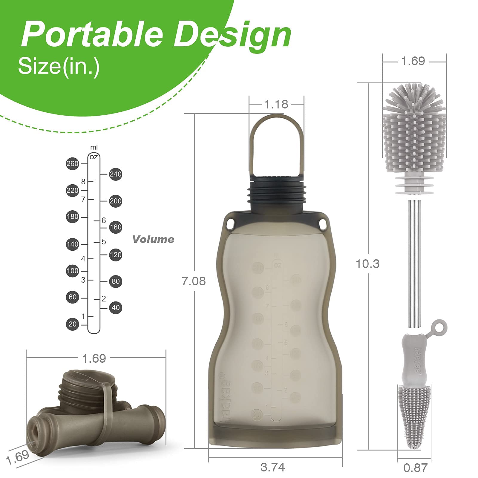 haakaa-pump-stash-clean-set-manual-breast-pump-storage-bags-cleaning-brush image 4