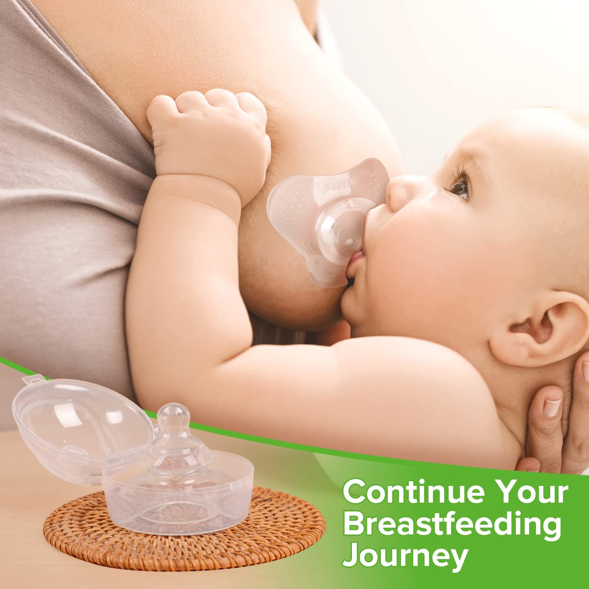 haakaa-nipple-shield-for-breastfeeding-orthodontic-teat-triangle-base-1-pack-siz image 6