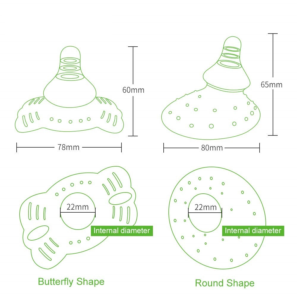 haakaa-silicone-breastfeeding-nipple-shield-round-shape image 5