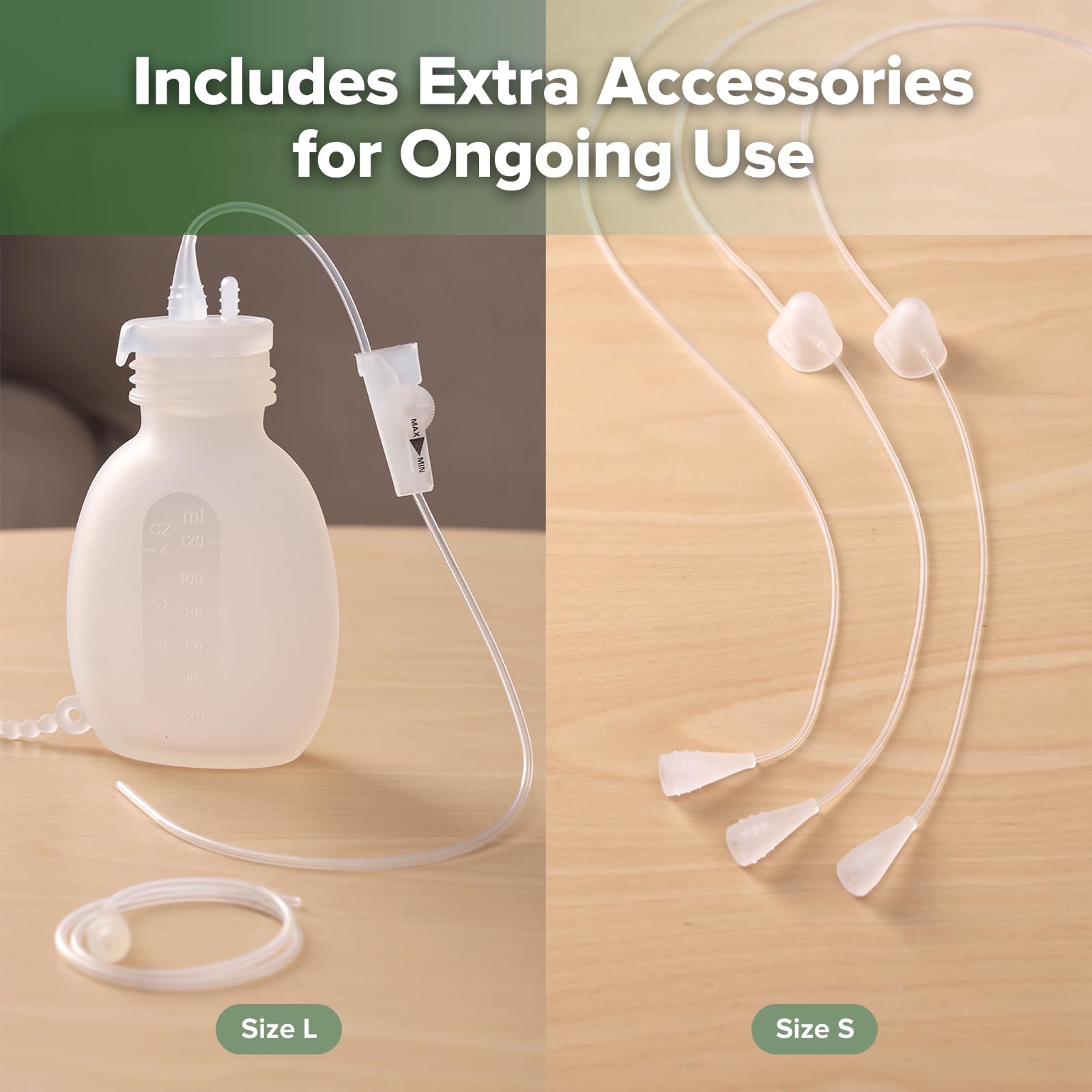 haakaa-supplemental-feeding-tube-pouch-set-sns-breastfeeding-system-with-dual-tu image 5