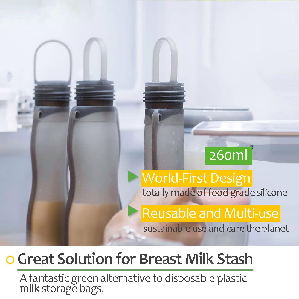 haakaa-manual-breast-pump-without-suction-base-silicone-storage-bag-combo-4oz-10 image 3