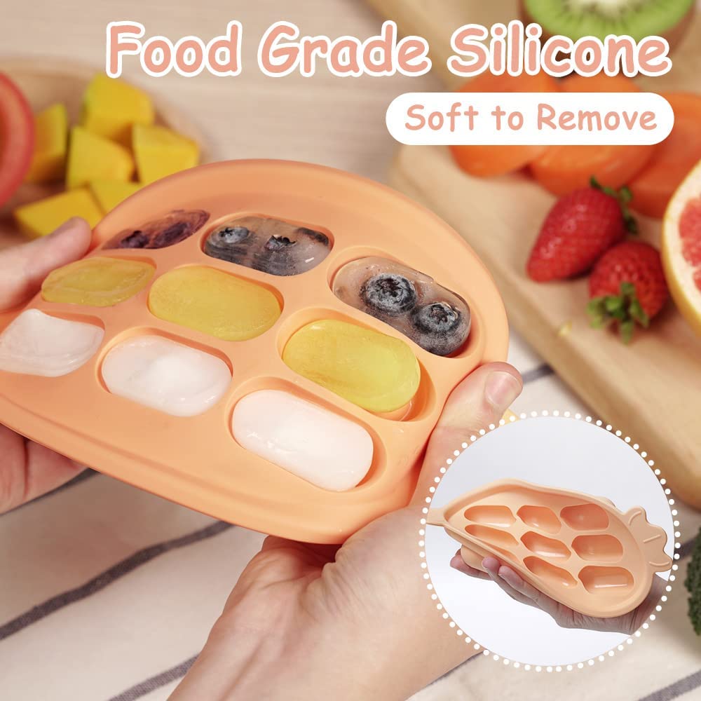 haakaa-baby-food-freezer-tray-with-lid-perfect-sized-silicone-containers-for-hom image 7