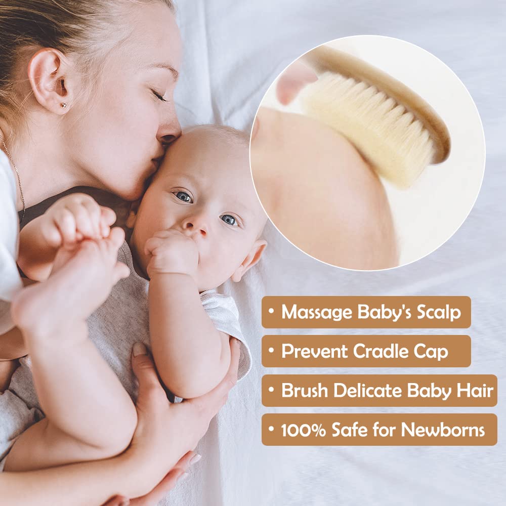 haakaa-electric-baby-nail-trimmer-wooden-hair-brush-set image 6