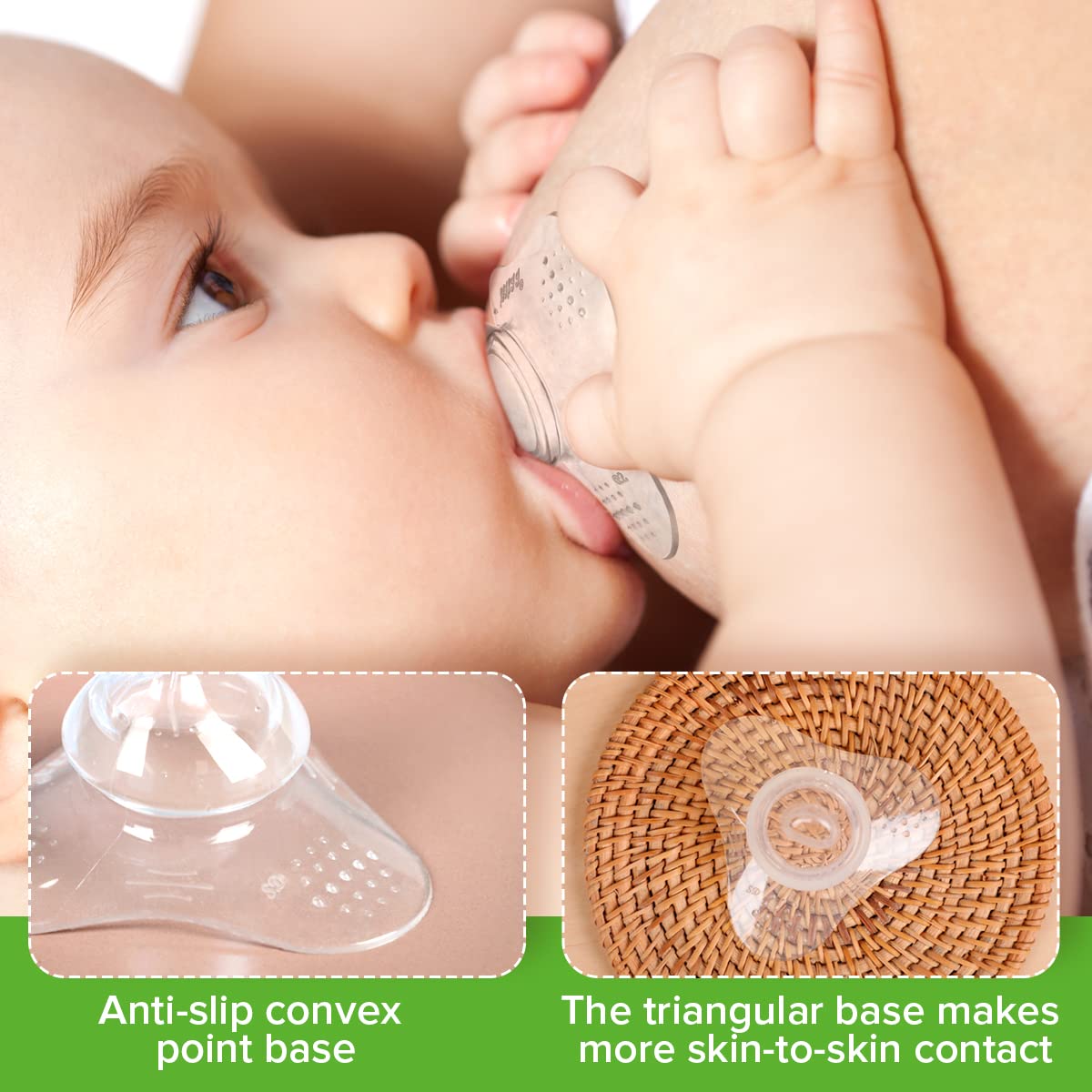 haakaa-nipple-shield-for-breastfeeding-orthodontic-teat-triangle-base-1-pack-siz image 4