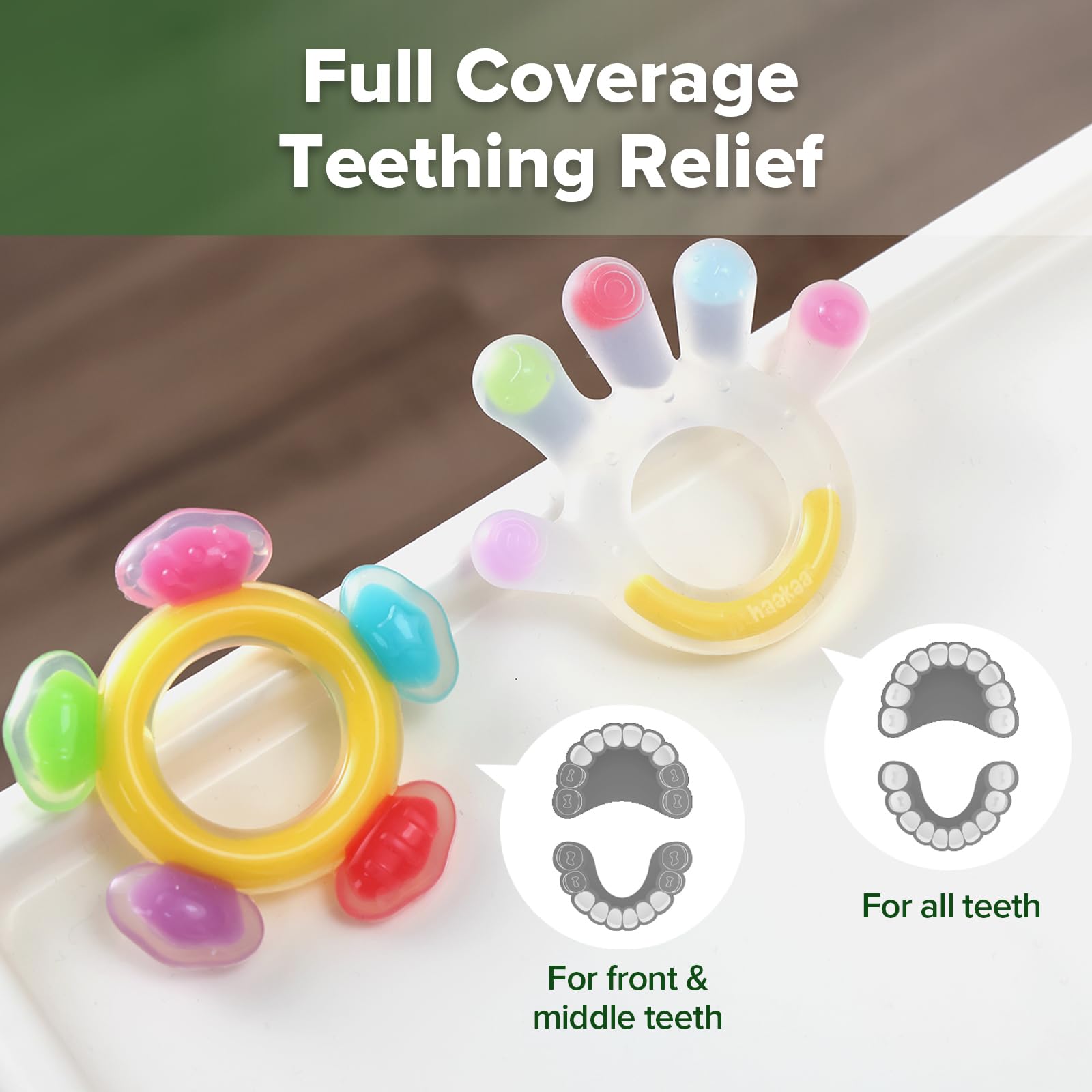 haakaa-silicone-teether-combo-2-pack-palm-ferris-wheel-baby-teethers-for-3m-bpa- image 8