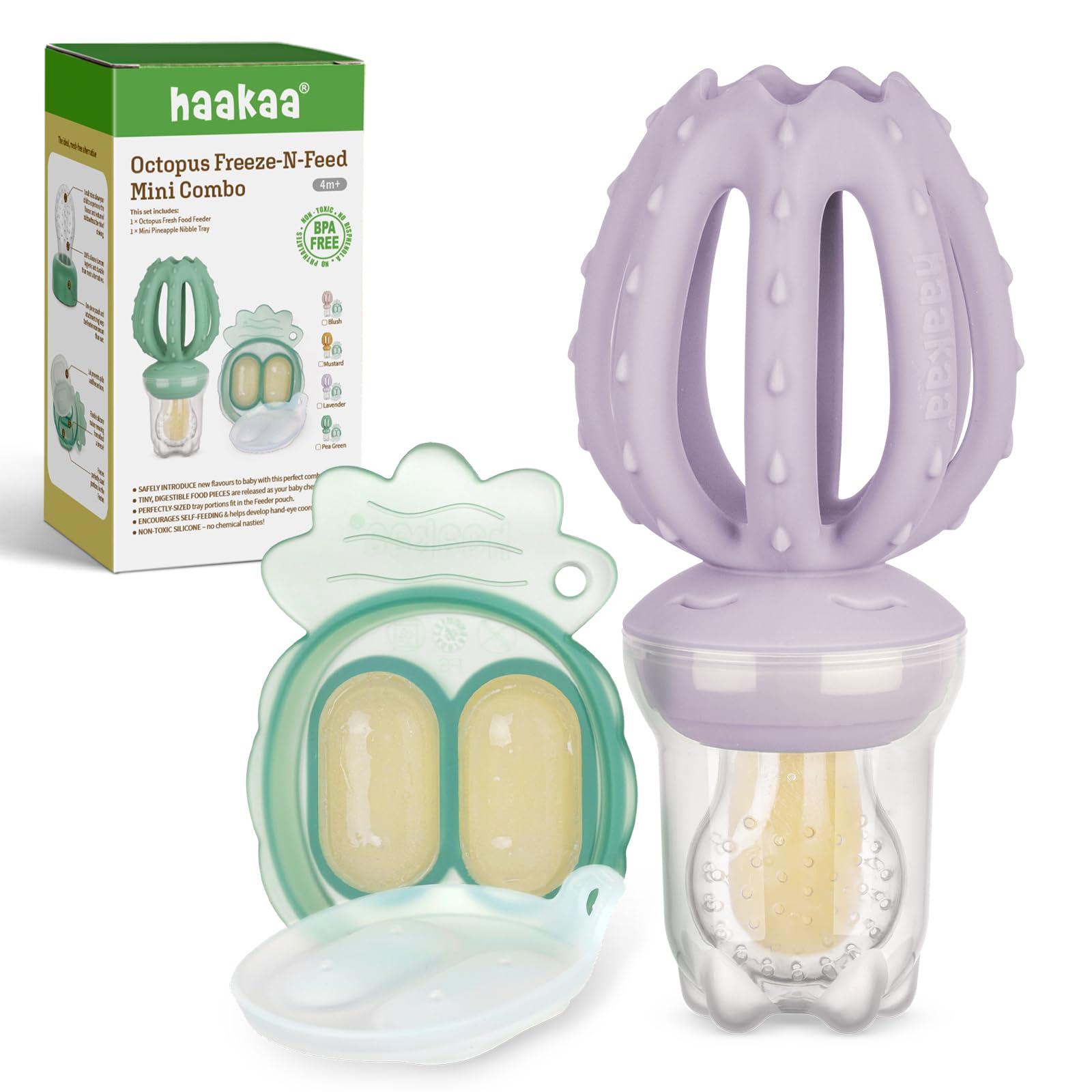 haakaa-octopus-baby-food-feeder-mini-freezer-nibble-tray-combo-breastmilk-popsic image 8