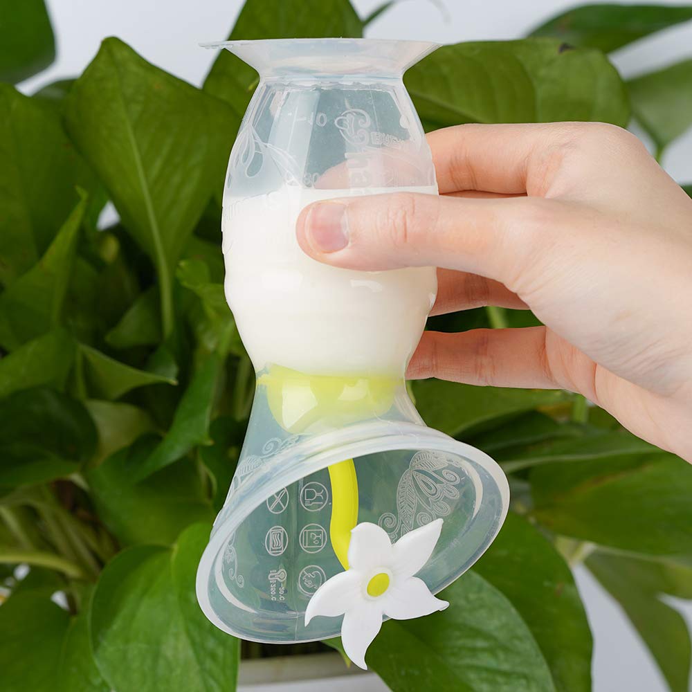 haakaa-manual-breast-pump-4oz-100ml-with-suction-base-and-white-stopper-food-gra image 5