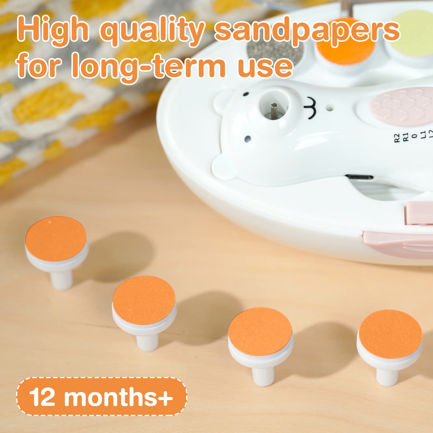 haakaa-replacement-pads-for-electric-nail-trimmer-4-pack-compatible-with-standar image 3