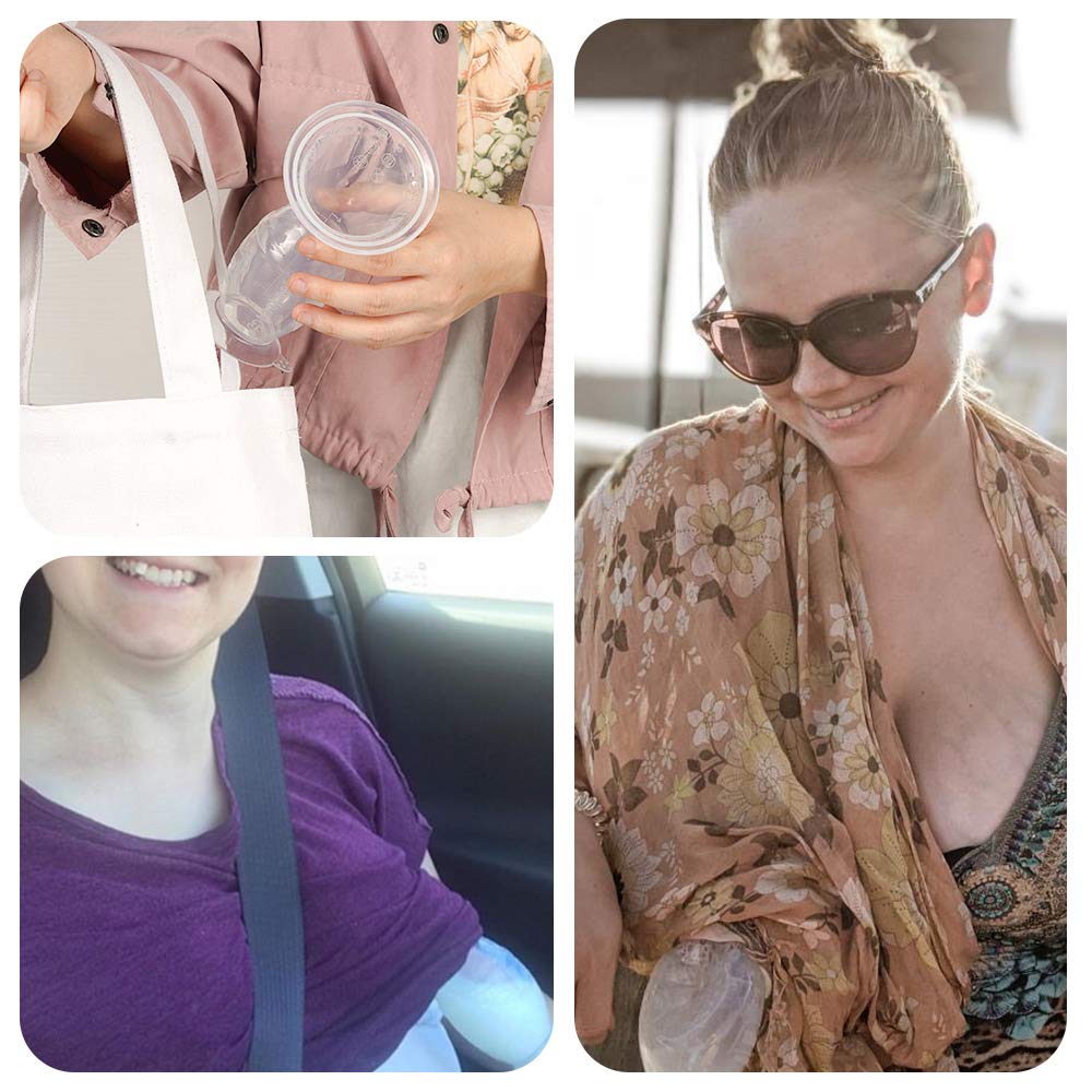 haakaa-manual-breast-pump-4oz-100ml-with-suction-base-and-white-stopper-food-gra image 4