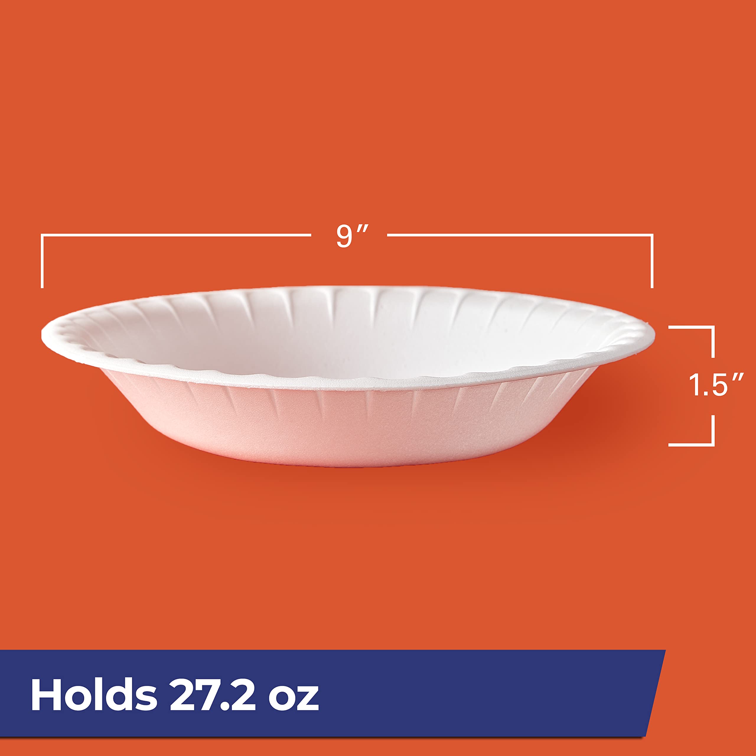 hefty-everything-foam-bowls-28-oz-9-inch-diameter-20-count-extra-deep-disposable image 2