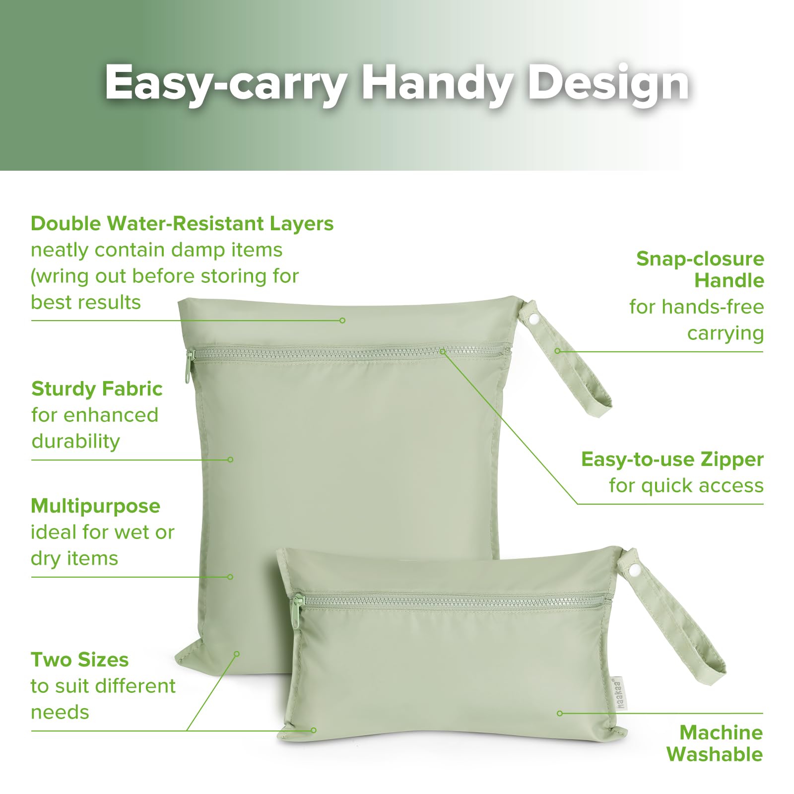haakaa-waterproof-wet-bags-for-baby-set-of-2-large-small-grass image 5