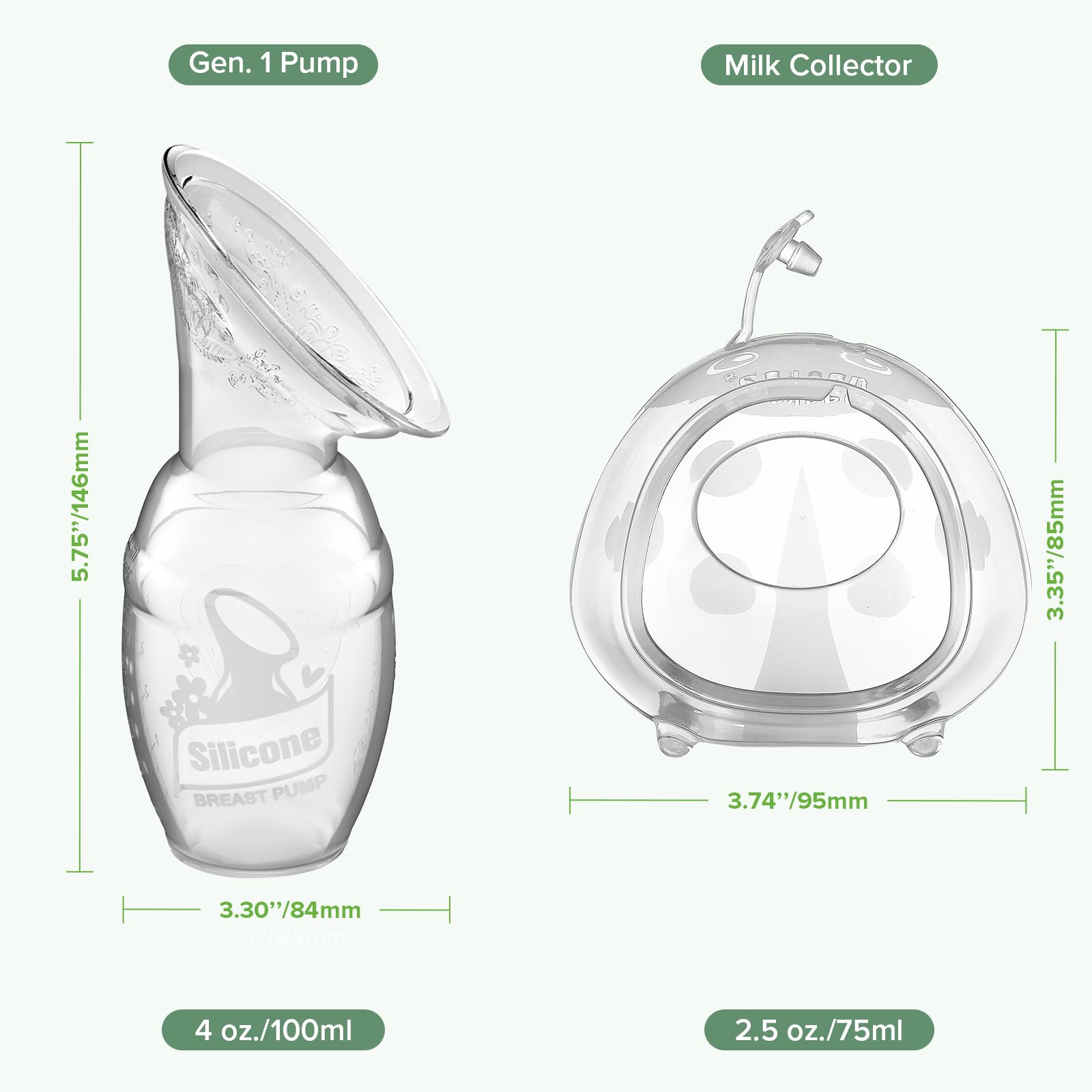 haakaa-manual-breast-pump-4oz-100ml-ladybug-milk-collector-2-5oz-75ml-combo-food image 8