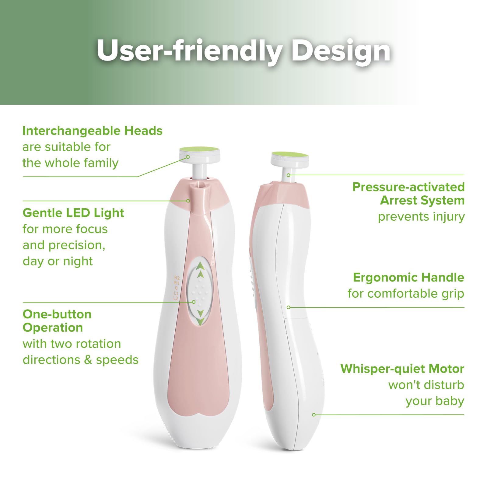 haakaa-baby-nail-trimmer-electric-safe-nail-clipper-kit-with-6-grinding-heads-an image 4