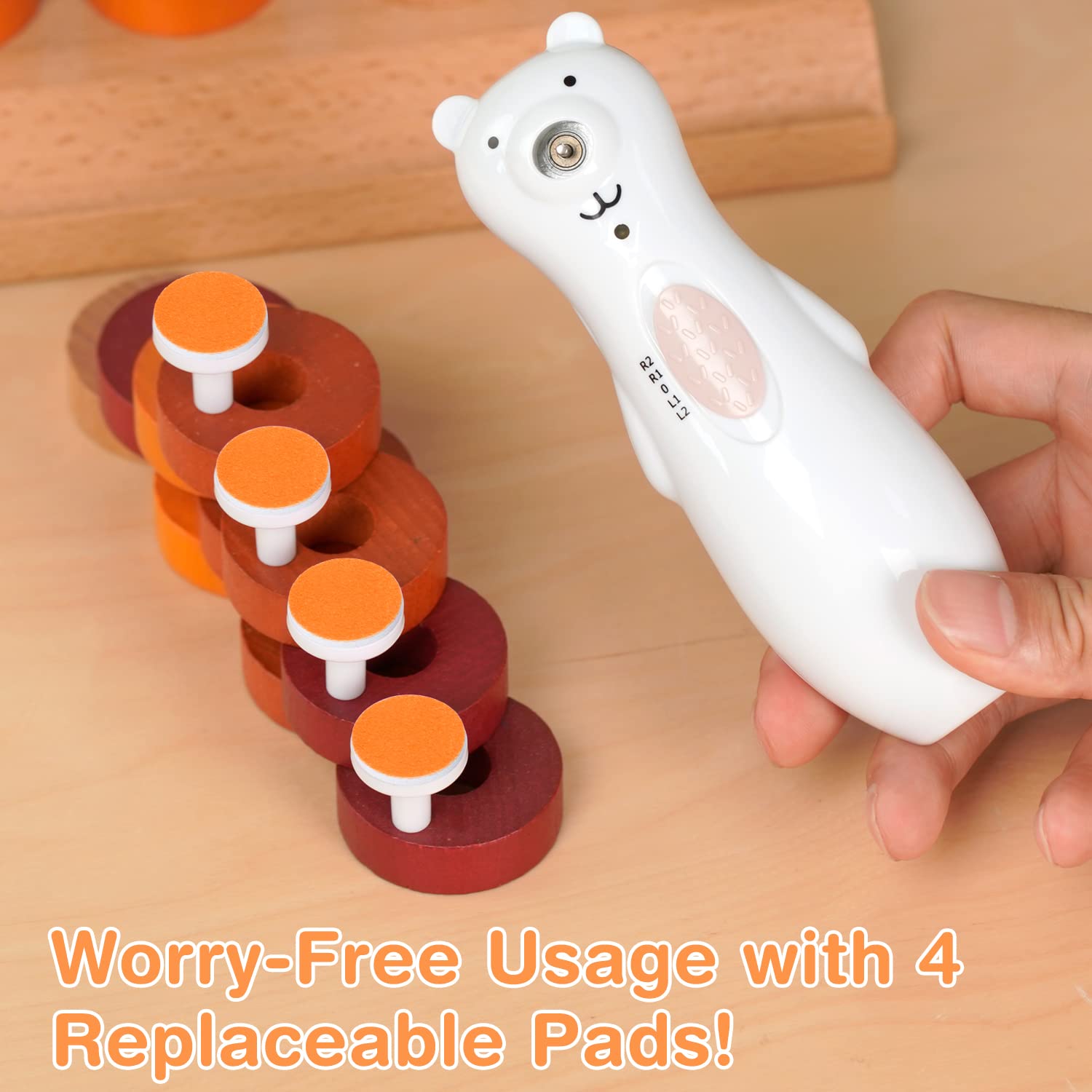 haakaa-replacement-pads-for-electric-nail-trimmer-4-pack-compatible-with-standar image 6