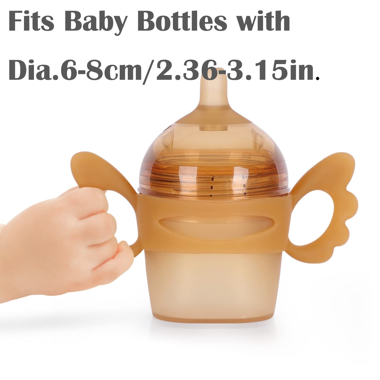 haakaa-gen-3-glass-bottle-handle-silicone-baby-bottle-grip-for-wide-neck-bottles image 4