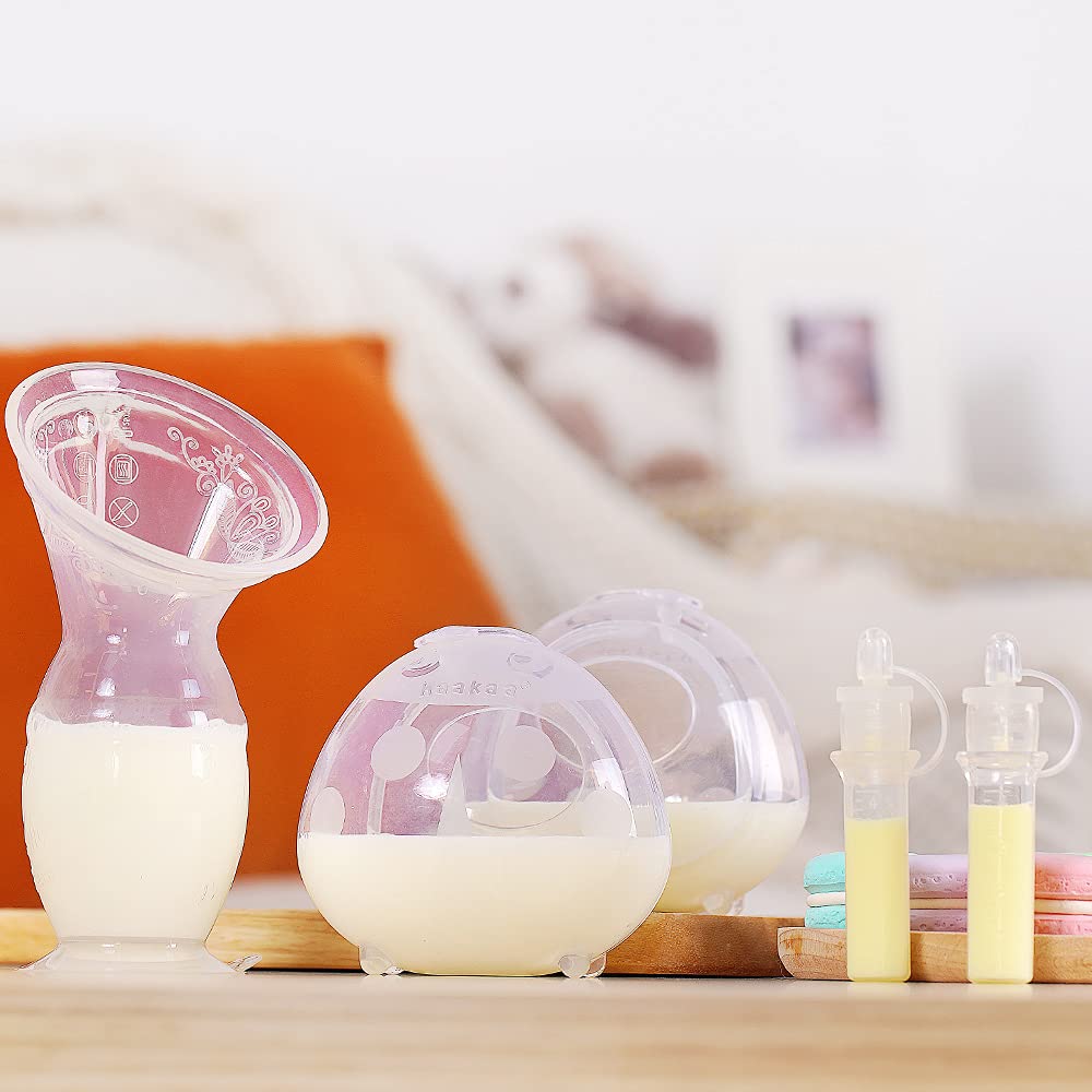 haakaa-manual-breast-pump-with-ladybug-collector-colostrum-collector-set-100ml-4 image 4