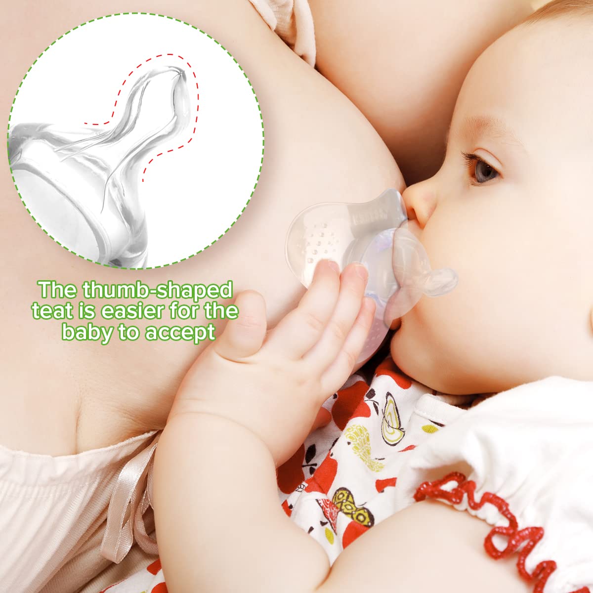 haakaa-nipple-shield-for-breastfeeding-orthodontic-teat-triangle-base-1-pack-siz image 5