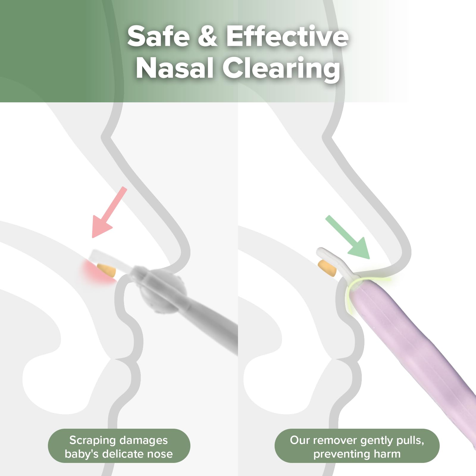 haakaa-crocodile-baby-nose-cleaner-ear-wax-removal-tool-dual-ended-silicone-lave image 3